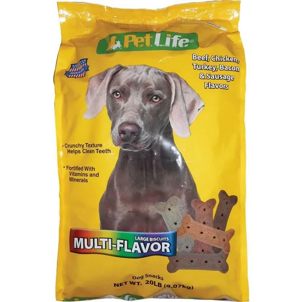 20 Lb Sunshine Mills Pet Life Large Multi Biscuits (Poly Bag) - Treat